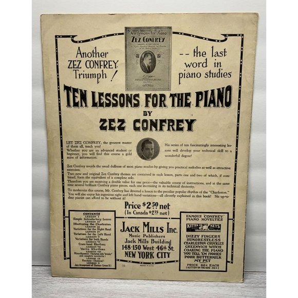 Girl of My Dreams Vintage Ukulele Sheet Music Guy Lombardo Sunny Clapp 1927 - Picture 4 of 4